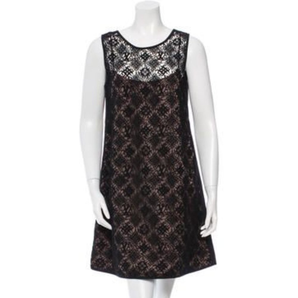 Louis Vuitton Monogram Logo Lace Dress
